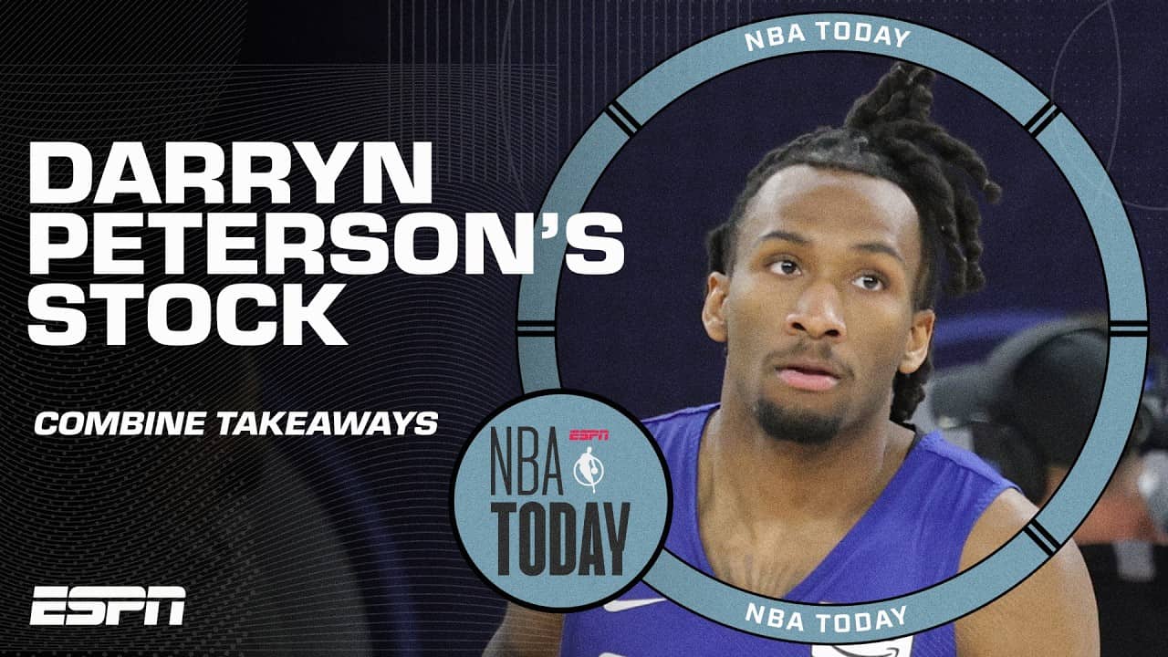 How Darryn Peterson's stock is impacted by his NBA Draft Combine performance | NBA Today