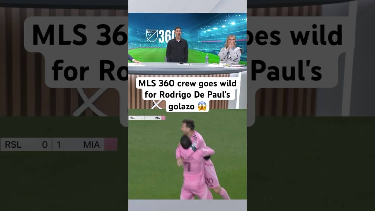 MLS 360 crew goes wild for Rodrigo De Paul's golazo for Miami 😱