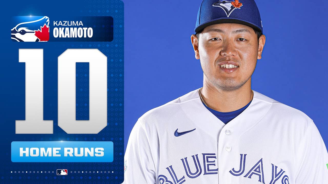 Kazuma Okamoto's first 10 homers of his MLB career! 💥 | MLB Highlights