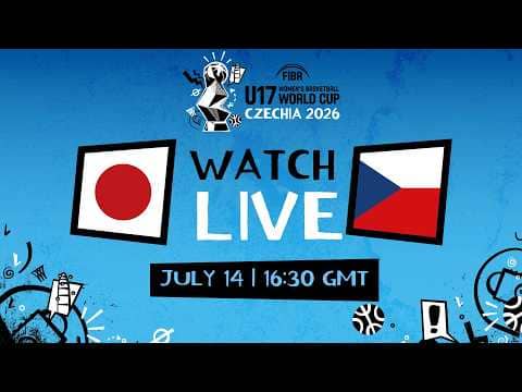 LIVE - Japan v Czechia | FIBA U17 Women's Basketball World Cup 2026  | Group Phase
