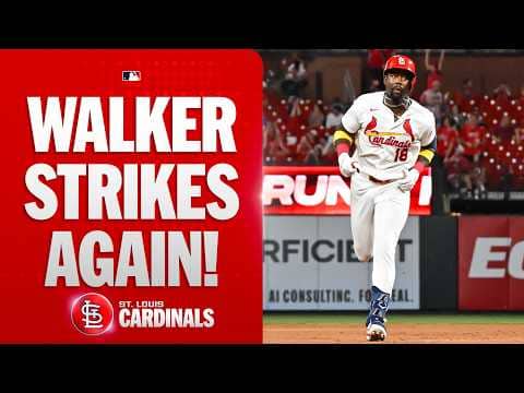 Jordan Walker homers for the 3rd straight game! (MLB-leading 8 HR) | MLB Highlights