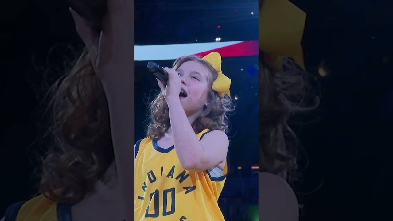 Sophia Hope Delivered the National Anthem Last Night… and She’s Only 10 🔥