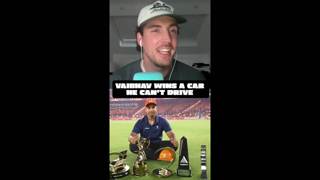 What's Sooryavanshi going to do with his car? 🤣 #ipl #cricket