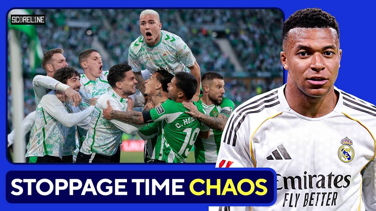 Real Betis STUN Real Madrid with last-second equalizer