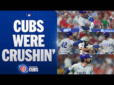Nico Hoerner's 3-HIT, 5-RBI GAME powers an 11-RUN GAME for the Cubs! 🐻 😯 | MLB Highlights