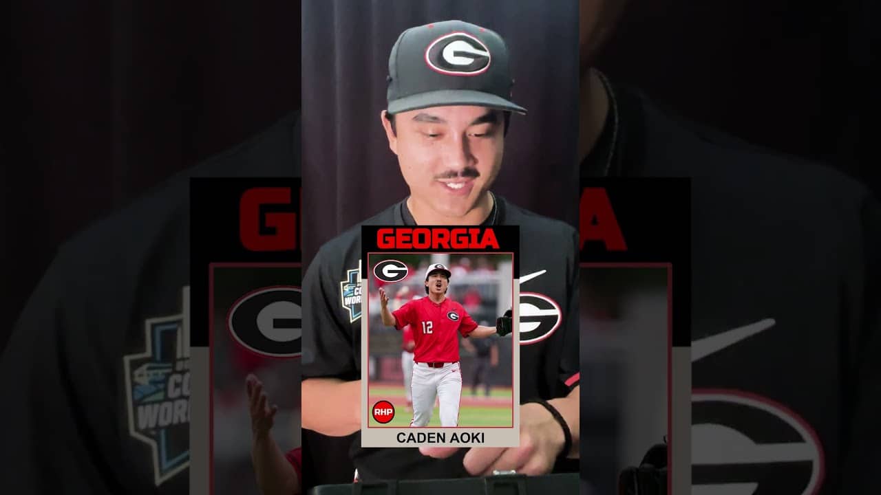 Guess the Georgia Bulldog by baseball card stats 🤔 #shorts