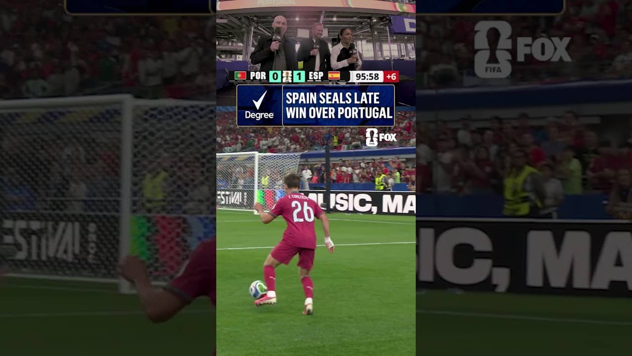 It all came down to stoppage time for Spain and Portugal.