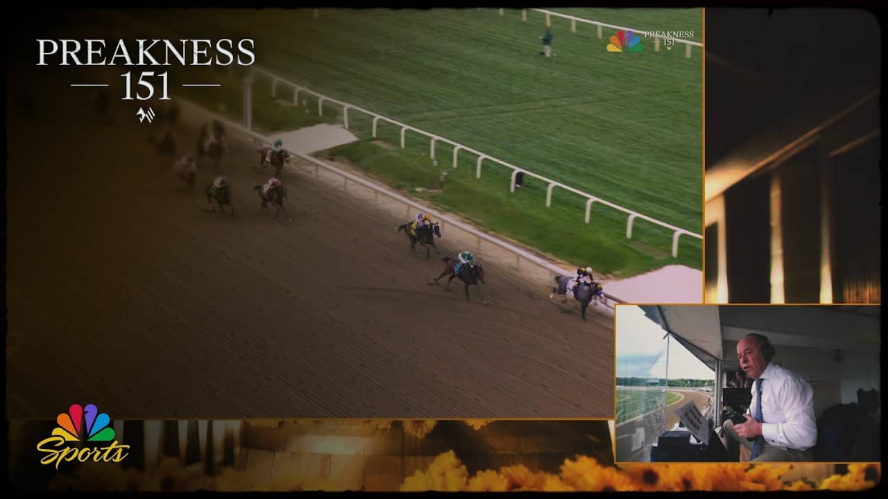 Watch Larry Collmus call the 151st Preakness Stakes | NBC Sports