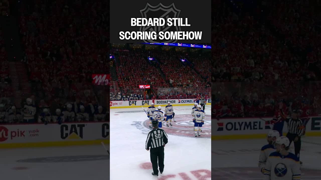 Bedard's stick the secret sauce? 🏒👀
