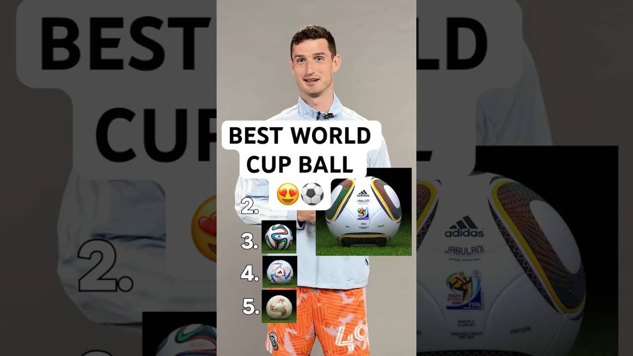 Blind ranking some of the best @fifa World Cup balls with @ussoccer keeper Matt Freese🥶