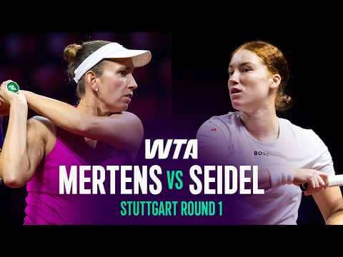 Elise Mertens vs. Ella Seidel | 2026 Stuttgart Round 1 | WTA Match Highlights