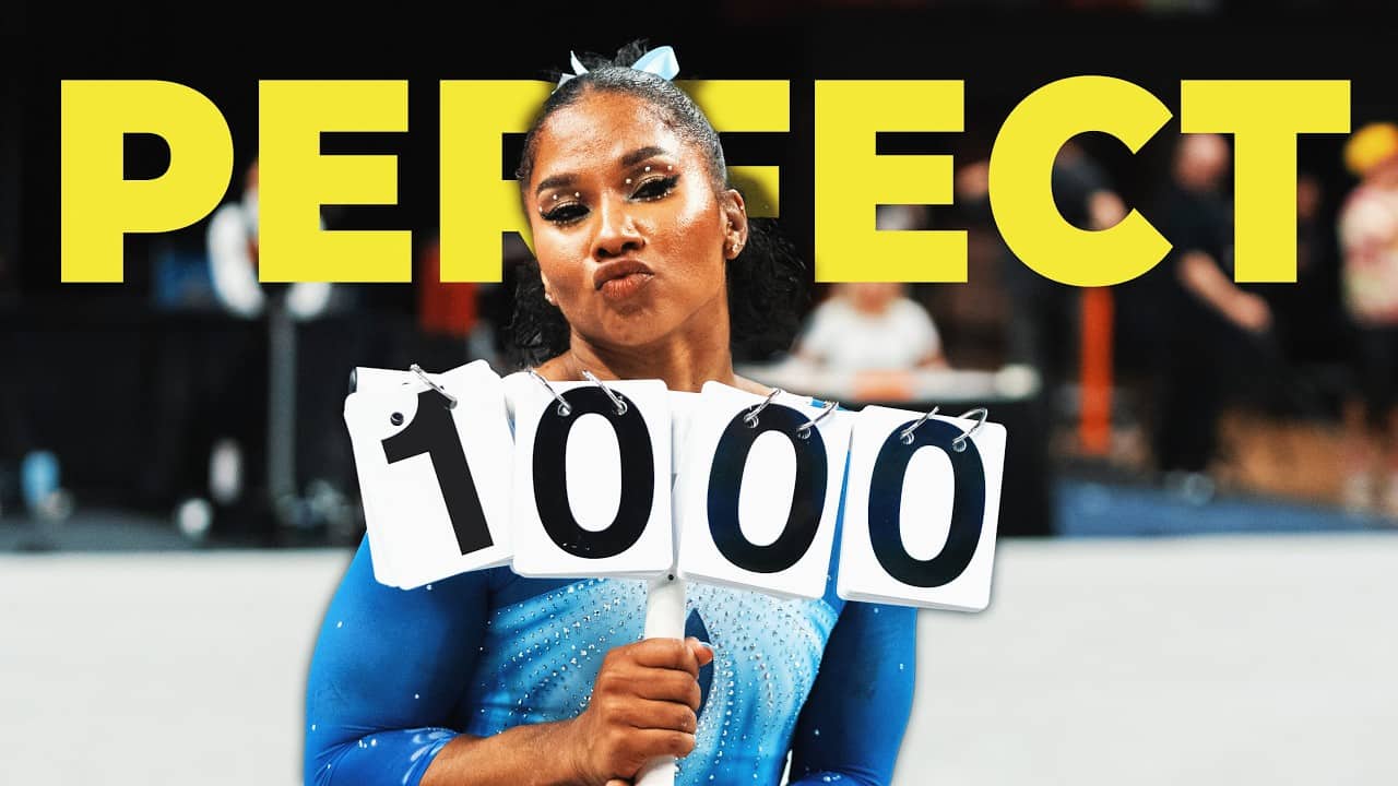 Jordan Chiles - Emotional floor routine sends UCLA to NCAA semis