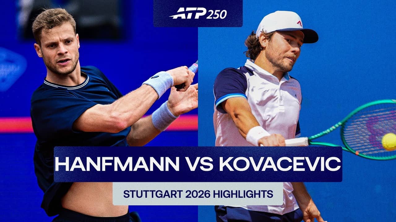 Yannick Hanfmann vs. Aleksandar Kovacevic Highlights | Stuttgart 2026 Round 1