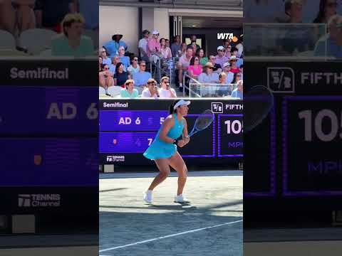 Soaking in the sounds of Charleston on Championship Sunday 🏆#wta #tennis #charlestonopen