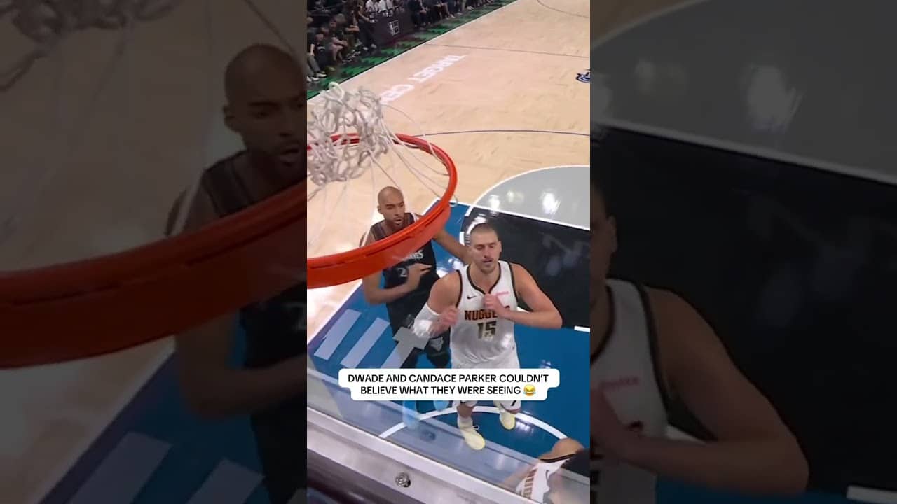 Dwyane Wade and Candace Parker felt that in their souls 😂🤭