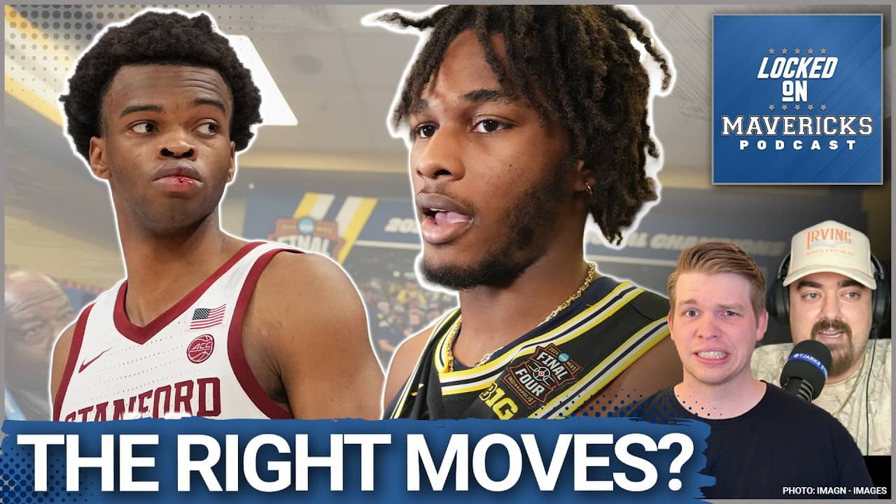 Can the Dallas Mavericks IGNORE a Major Weakness in the NBA Draft? | Locked On Mock Draft Reaction