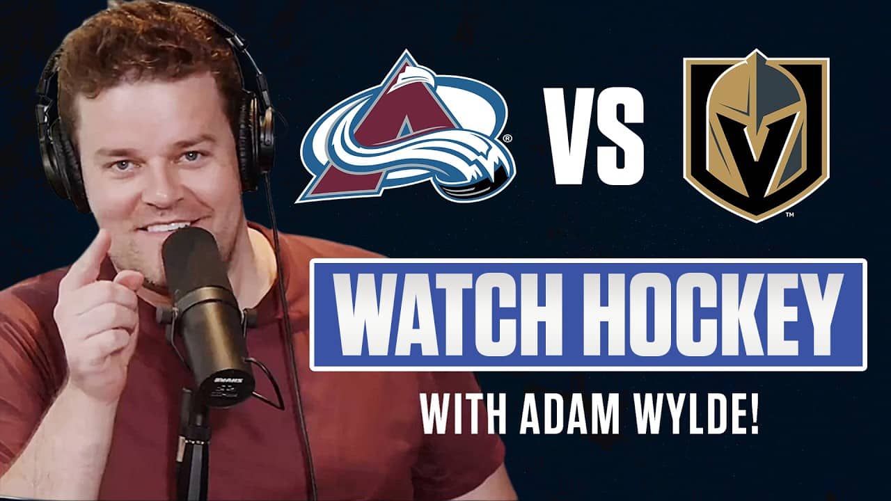Vegas Golden Knights vs Colorado Avalanche GAME 3 LIVE w/ Adam Wylde