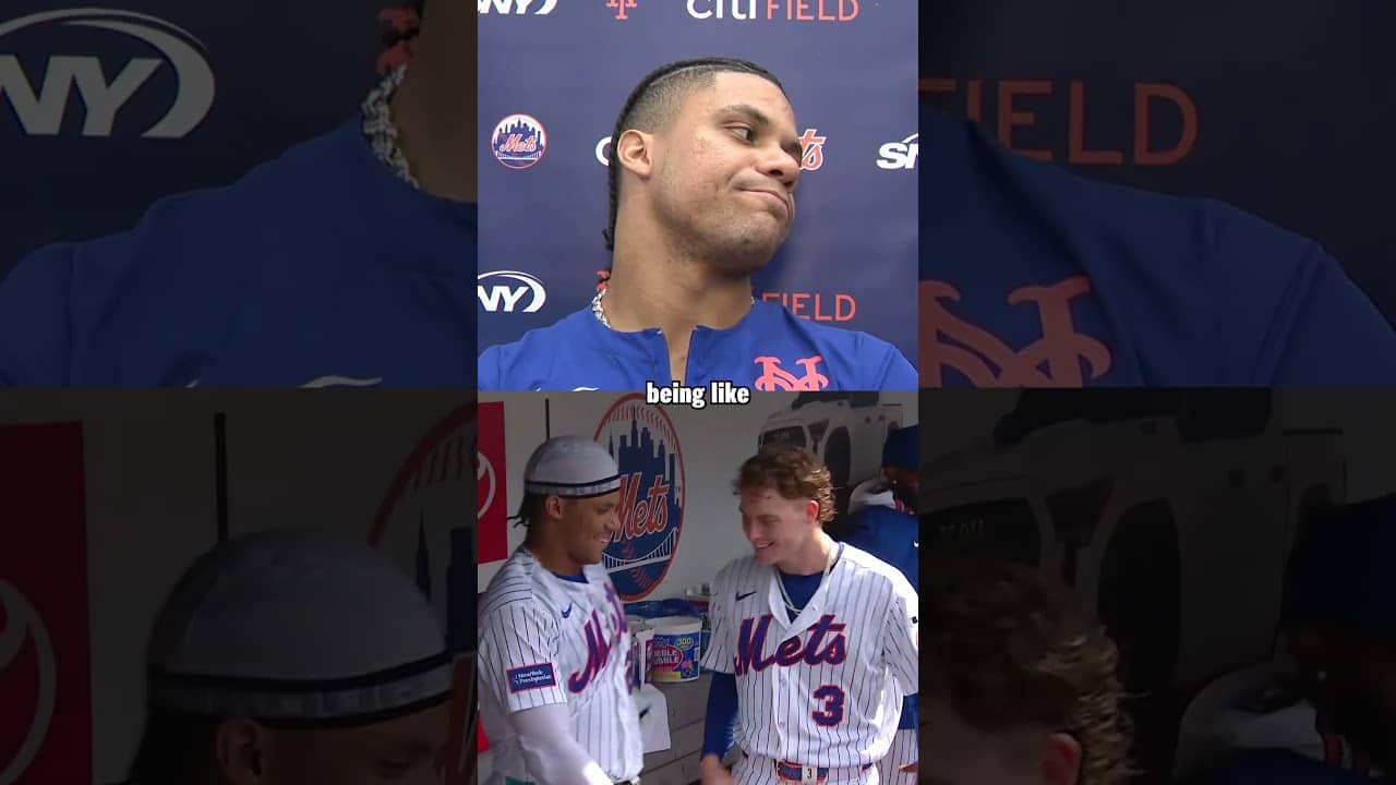 Juan Soto's been enjoying his time playing alongside Carson Benge and A.J. Ewing 😊