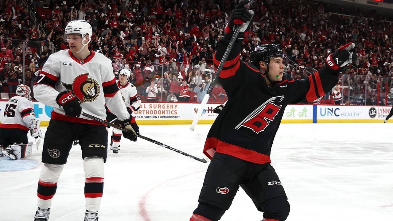 Hurricanes score FIRST GOAL of the 2026 Stanley Cup Playoffs!