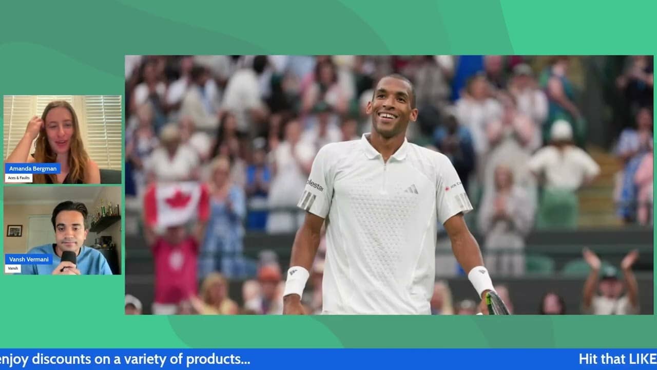Felix Auger Aliassime downs Michael Zheng - Can he win Wimbledon? #atp #atptennis