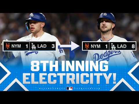 FULL INNING: Dodgers BREAK IT OPEN in the 8th inning! (Dalton Rushing GRAND SLAM, Kyle Tucker HR!)