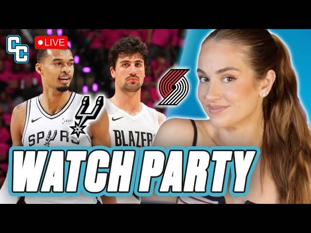 Spurs vs. Trail Blazers🔥 (WATCH PARTY!)