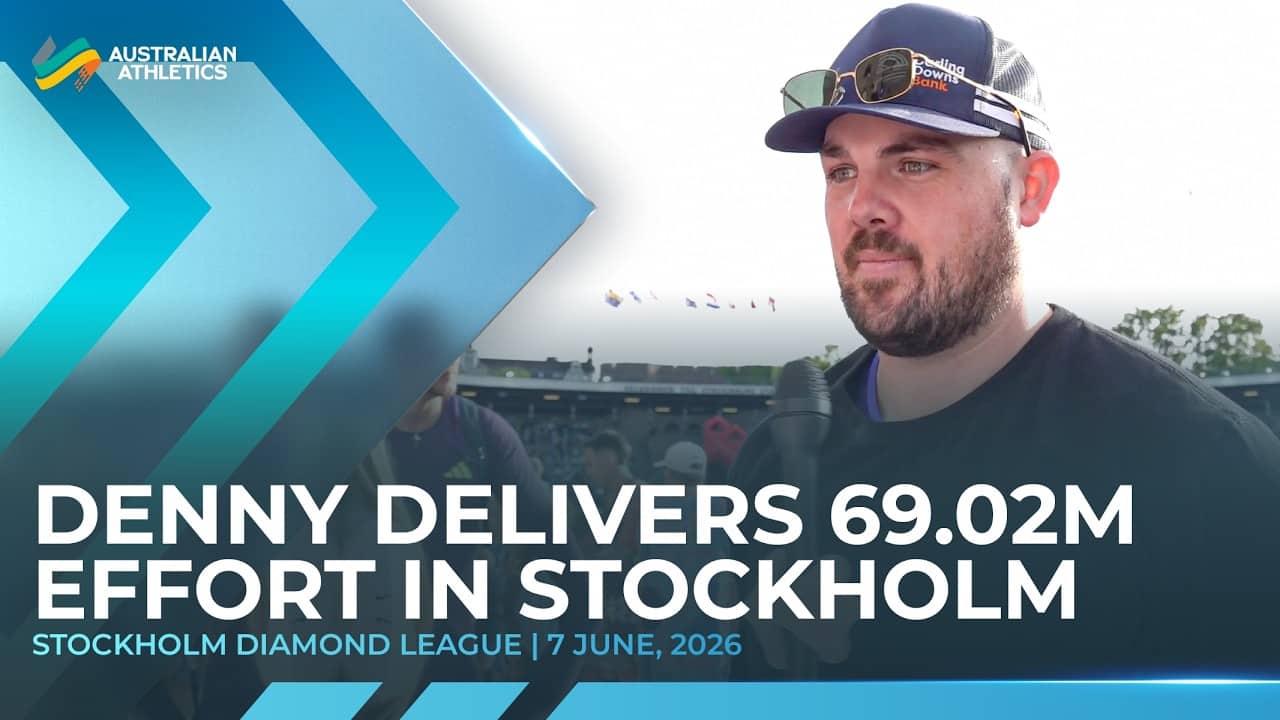 Matthew Denny nears career best in Stockholm | 2026 Stockholm Diamond League