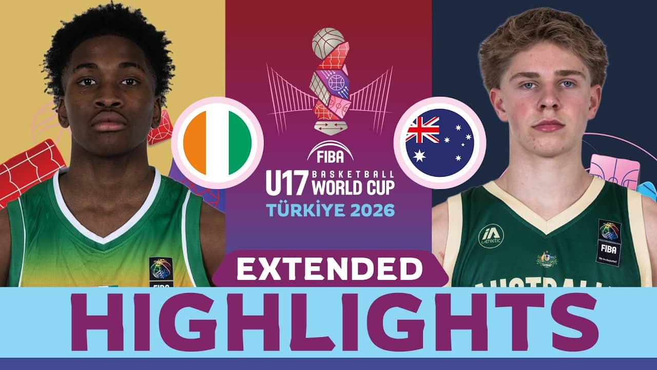 Strong Q4 powers Australia's 🇦🇺 comeback win over Côte D'ivoire 🇨🇮 | HIGHLIGHTS | #FIBAU17 World Cup