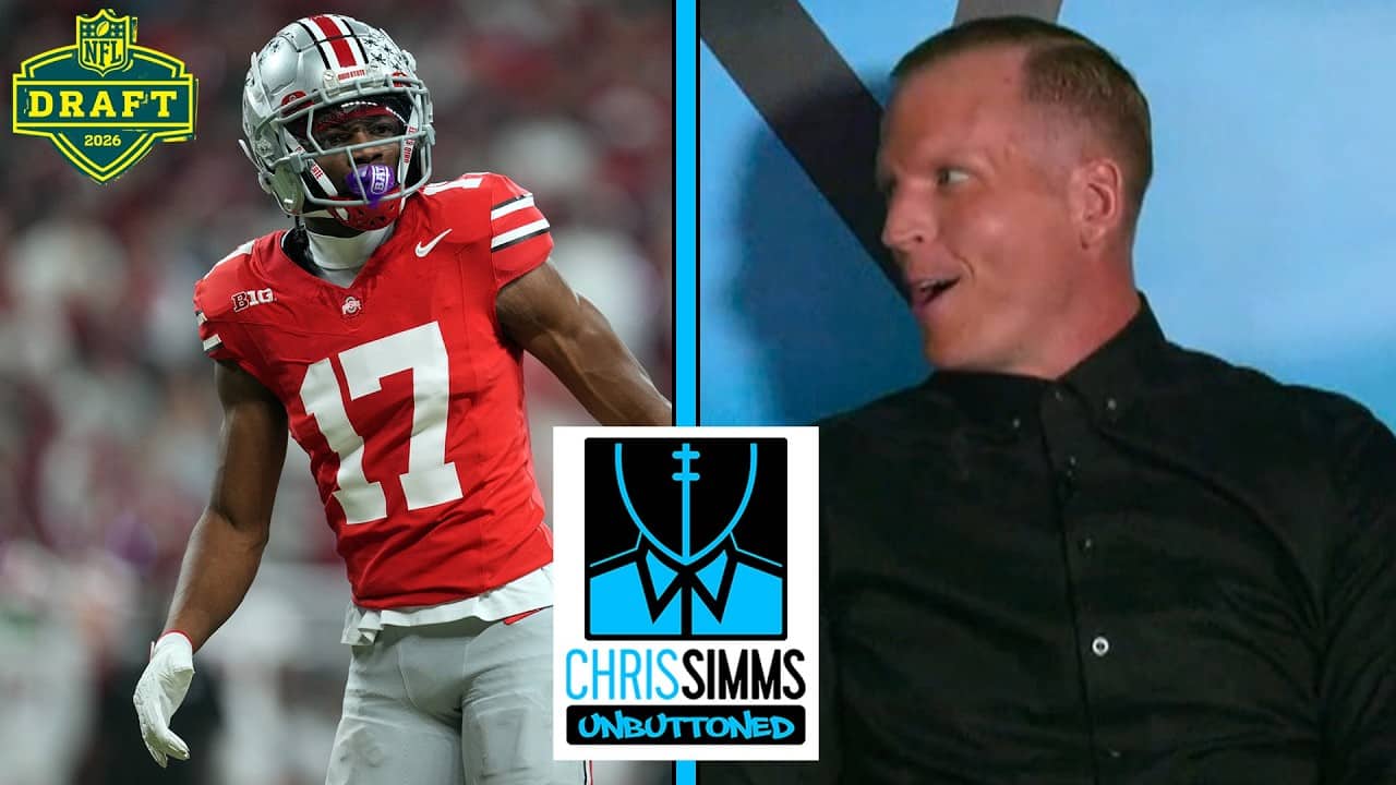 INSTANT REACTION: Titans shock with selection of Carnell Tate | Chris Simms Unbuttoned | NFL on NBC
