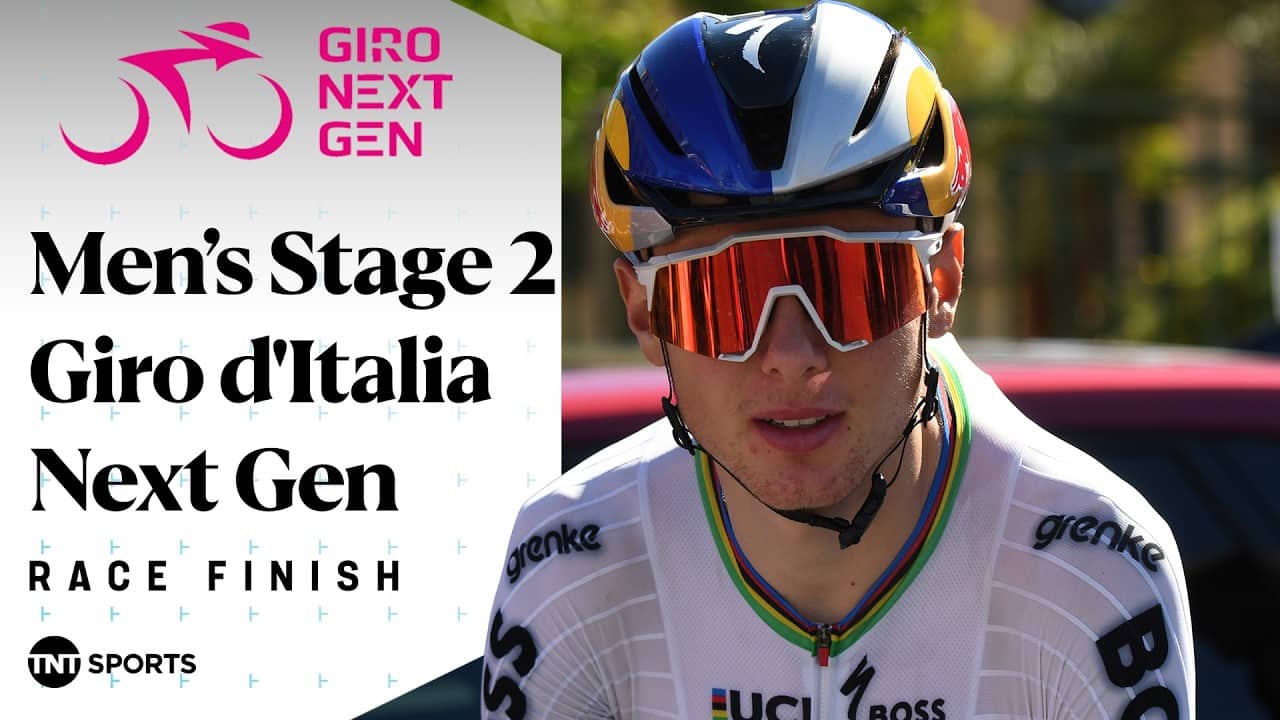 CLOSE FINISH! 🤩 | 2026 Men's Next Gen Giro d'Italia Stage 2 Final KM's | TNT Sports Cycling
