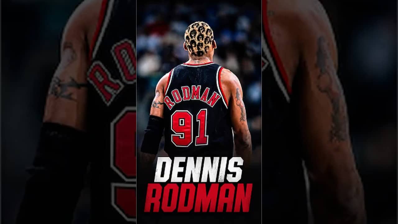 LA HISTORIA DE RODMAN Y LA WWE 😱 #dennisrodman #nba #wwe