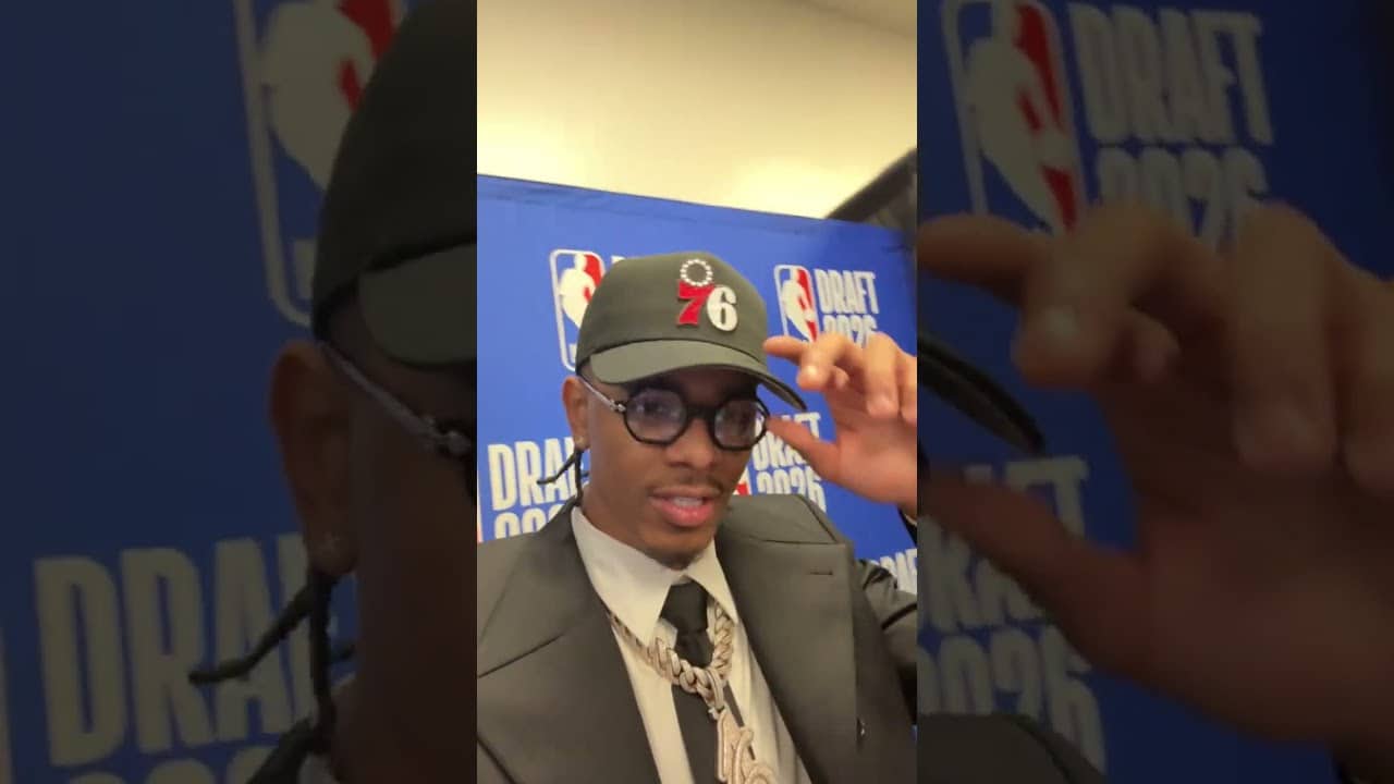 Philadelphia 76ers 2026 Draft Pick Labaron Philon Jr.'s Message To Sixers Fans! #sixers #nba