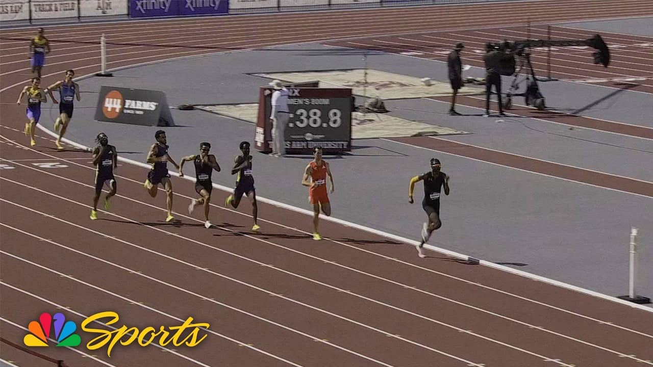Navasky Anderson mid-race surge wins men's 800m at Lone Star Grand Prix | NBC Sports