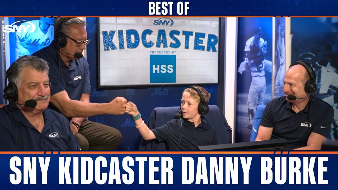 Best of SNY Kidcaster Danny Burke's debut in the booth