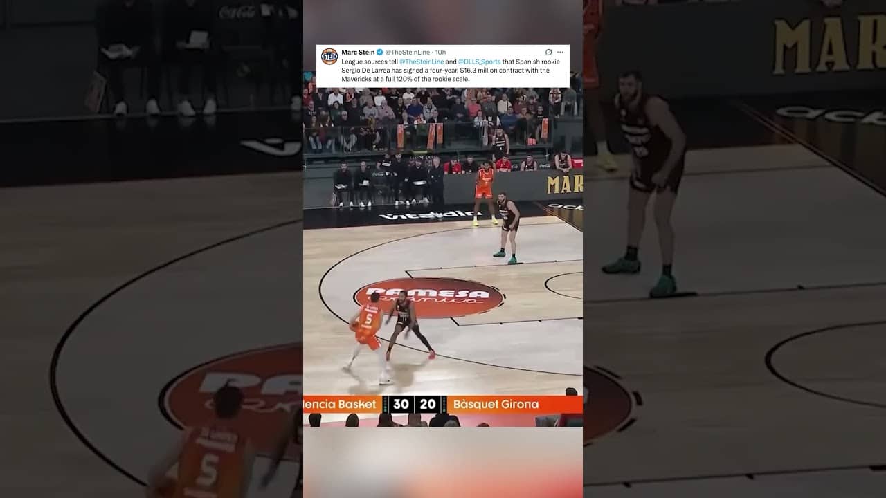 Dallas Mavericks Sign Spanish Star Sergio De Larrea To 4-Year Rookie Contract Per Marc Stein