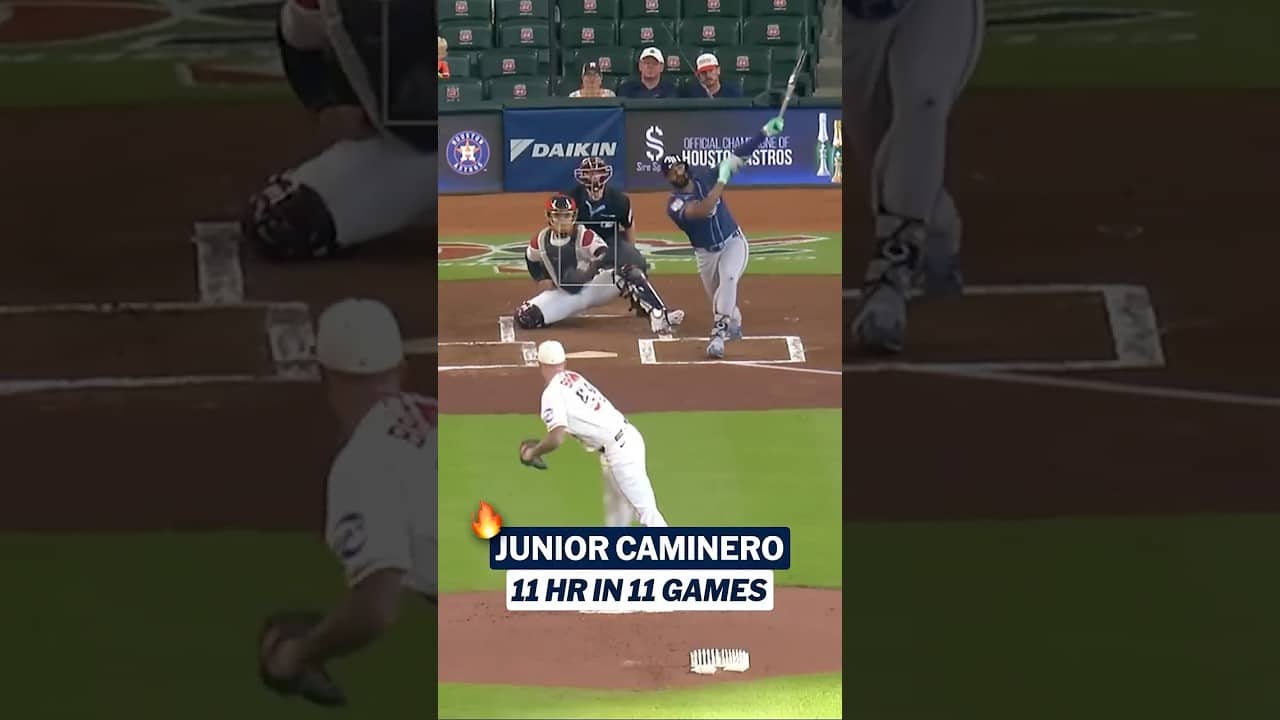 437 FEET 😤 Junior Caminero just doesn't stop mashing!