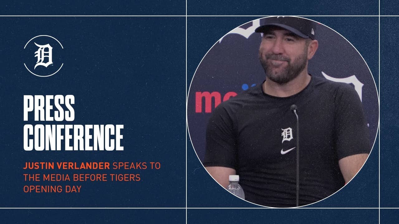 Justin Verlander Reflects on His Time in Detroit, Looks Forward to Opening Day as a Tiger Again