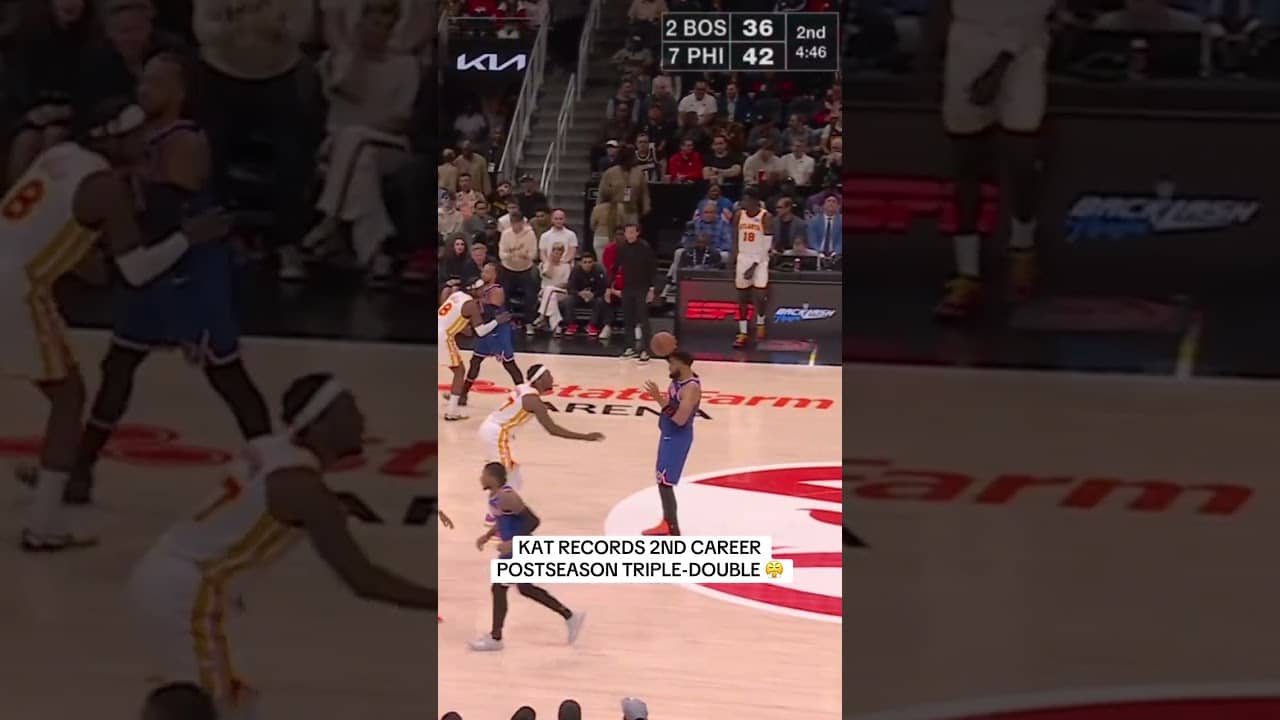 Karl-Anthony Towns becomes just the second Knick with multiple postseason triple-doubles