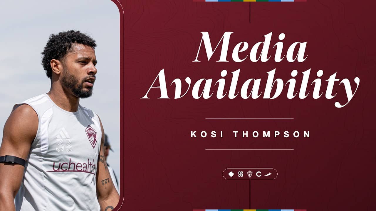 Media Availability | Kosi Thompson on adjustment to Colorado, preparations for Houston match