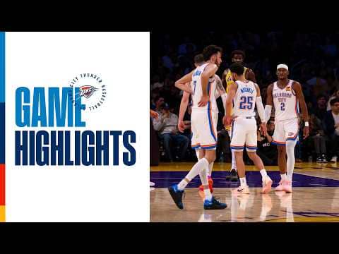 OKC Thunder at Los Angeles Lakers | Game Highlights | April 7, 2026