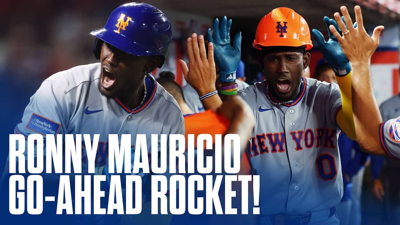 Ronny Mauricio DEMOLISHES Go-Ahead Home Run 🚀 | Full At-Bat and Highlights