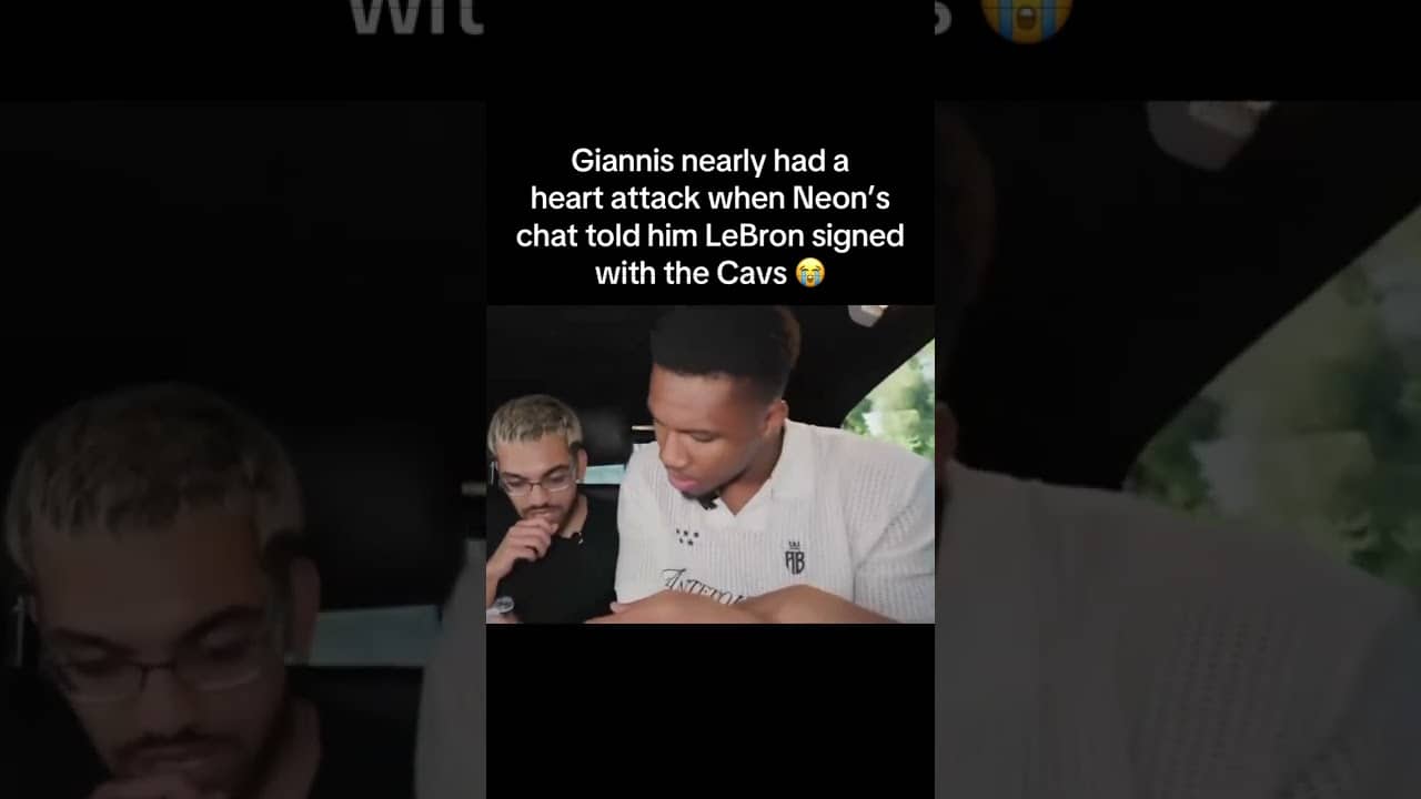 Giannis really wants LeBron in Miami 😭 (via @n3onnn/TT)