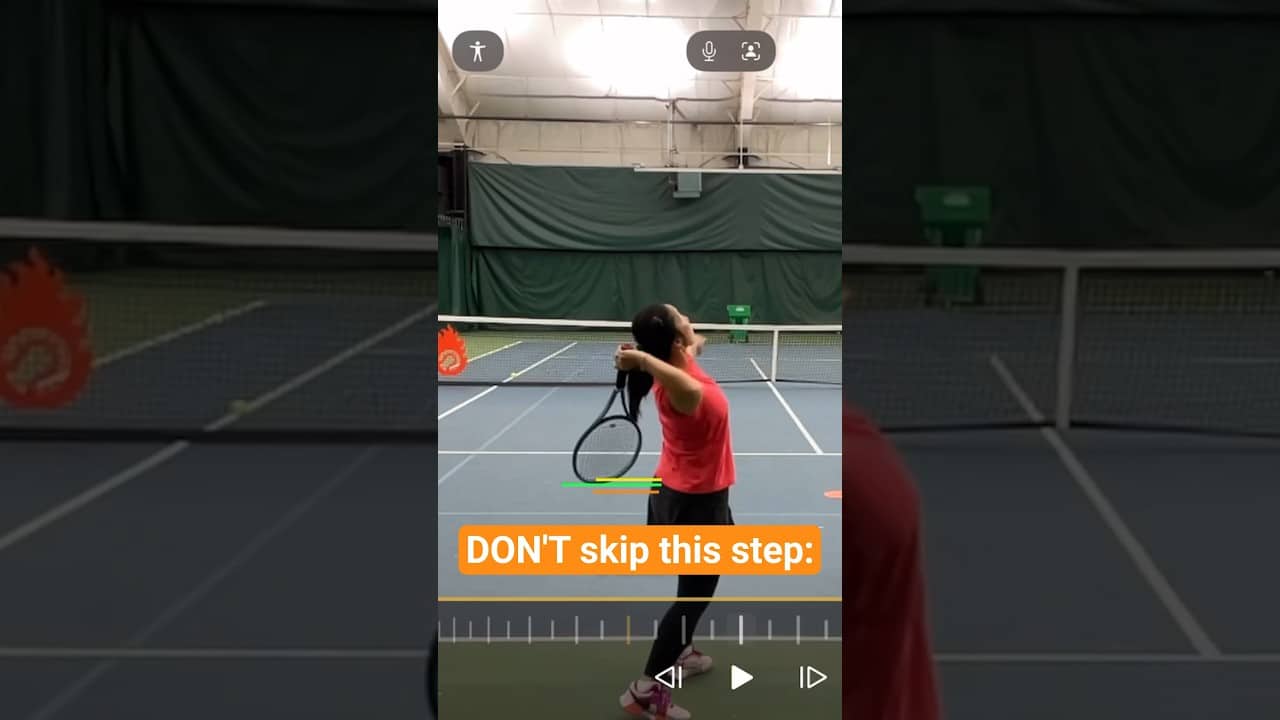 3 STEPS to training a better serve: