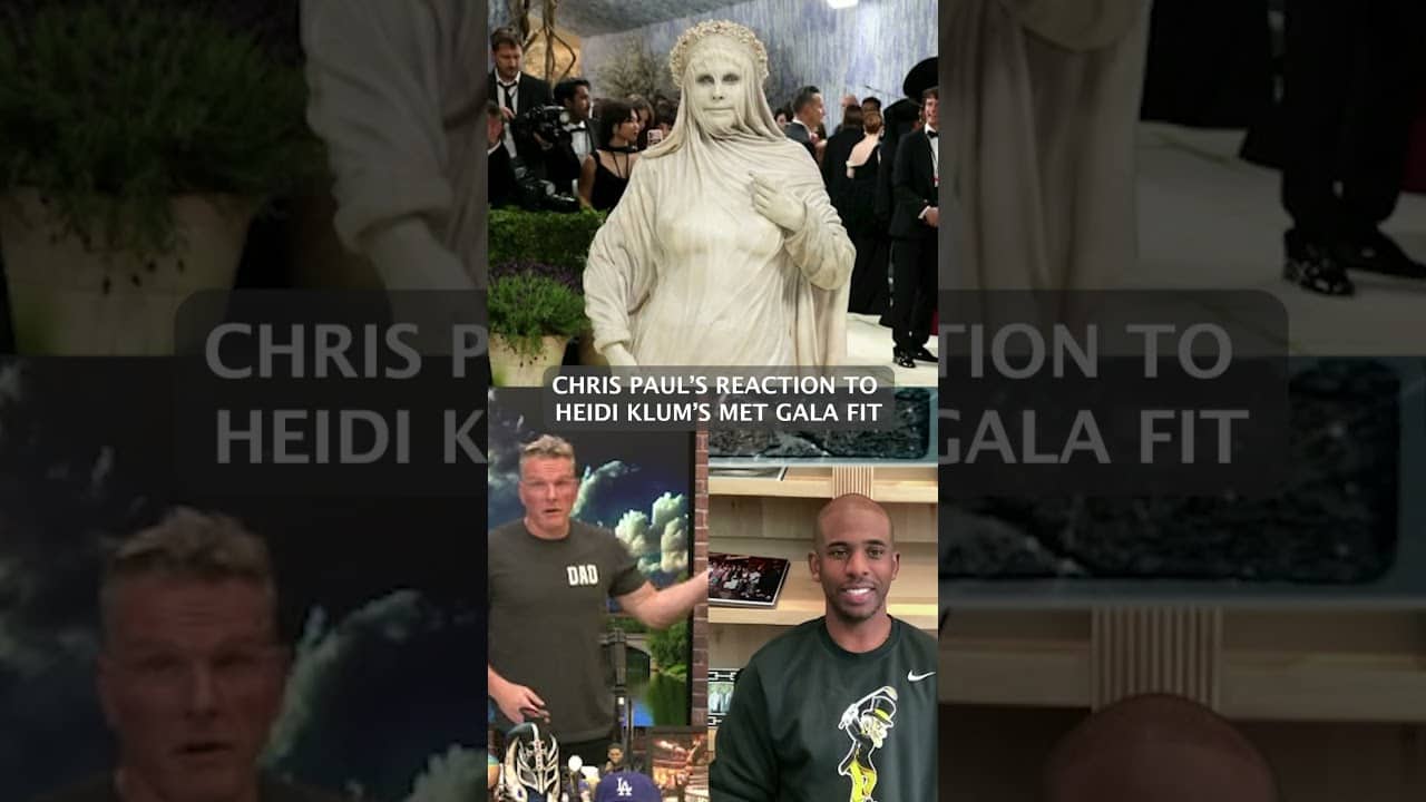 Chris Paul didn't know this was Heidi Klum 😭