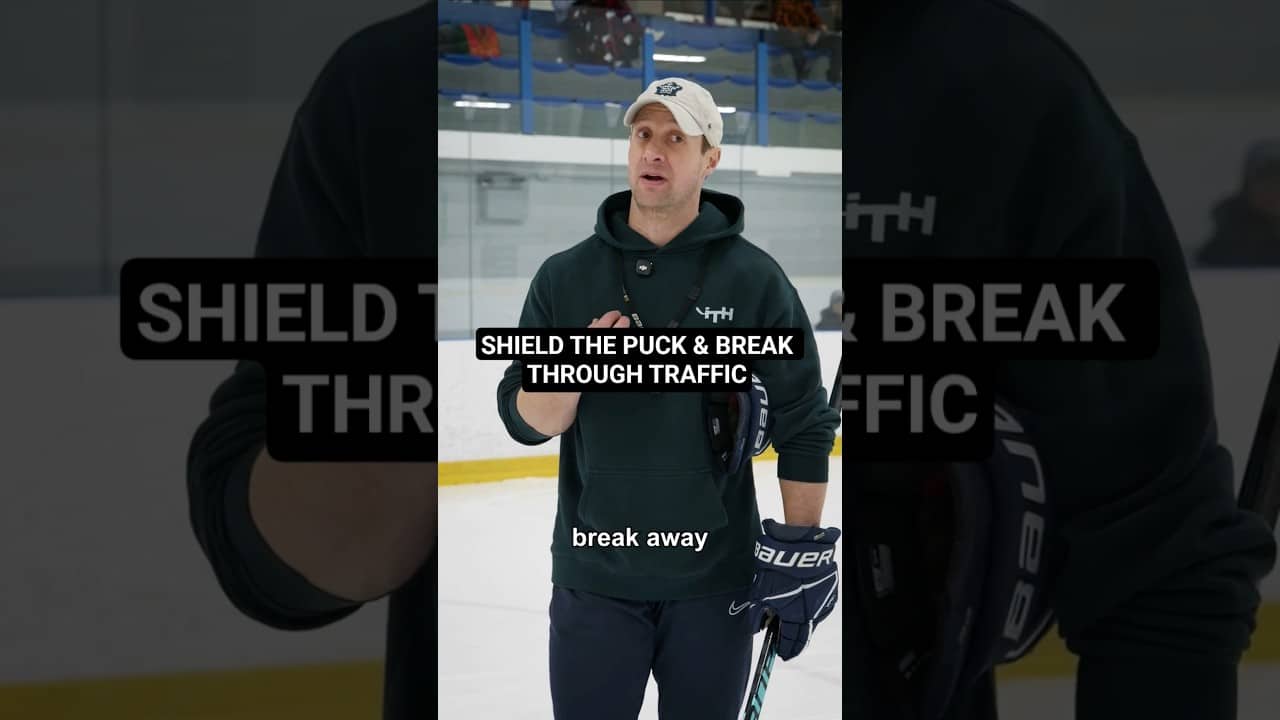 SHIELD THE PUCK & BREAK THROUGH TRAFFIC