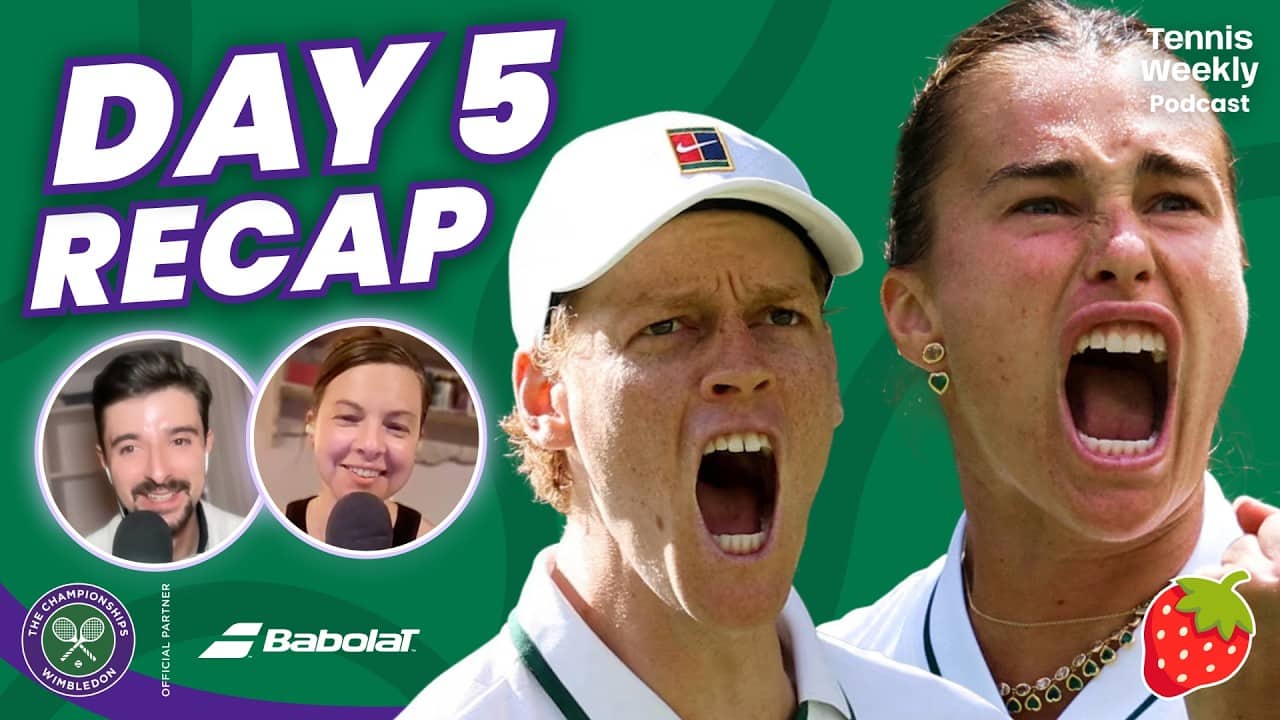 Sinner gets FIRED UP, Sabalenka vs Osaka is ON + Will Serena & Venus play doubles? | Wimbledon 2026