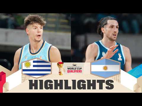Uruguay 🇺🇾 v Argentina 🇦🇷 | Highlights | FIBA Basketball World Cup 2027 Americas Qualifiers