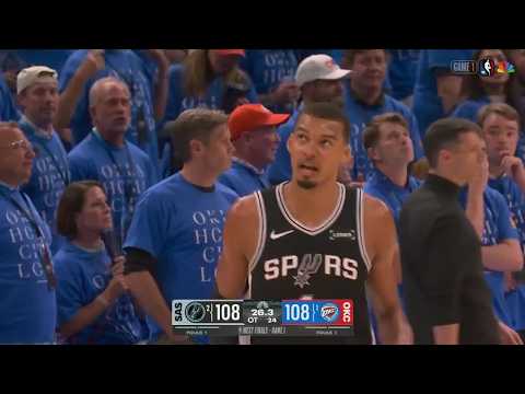 WEMBY TAKEOVER 🔥 SPURS TAKE GAME 1 OF THE WCF IN DOUBLE OVERTIME | NBA on ESPN