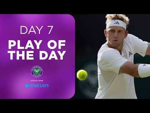 Is this the BEST point of the tournament?! 🤯 | Barclays Play of the Day | Day Seven | Wimbledon 2026