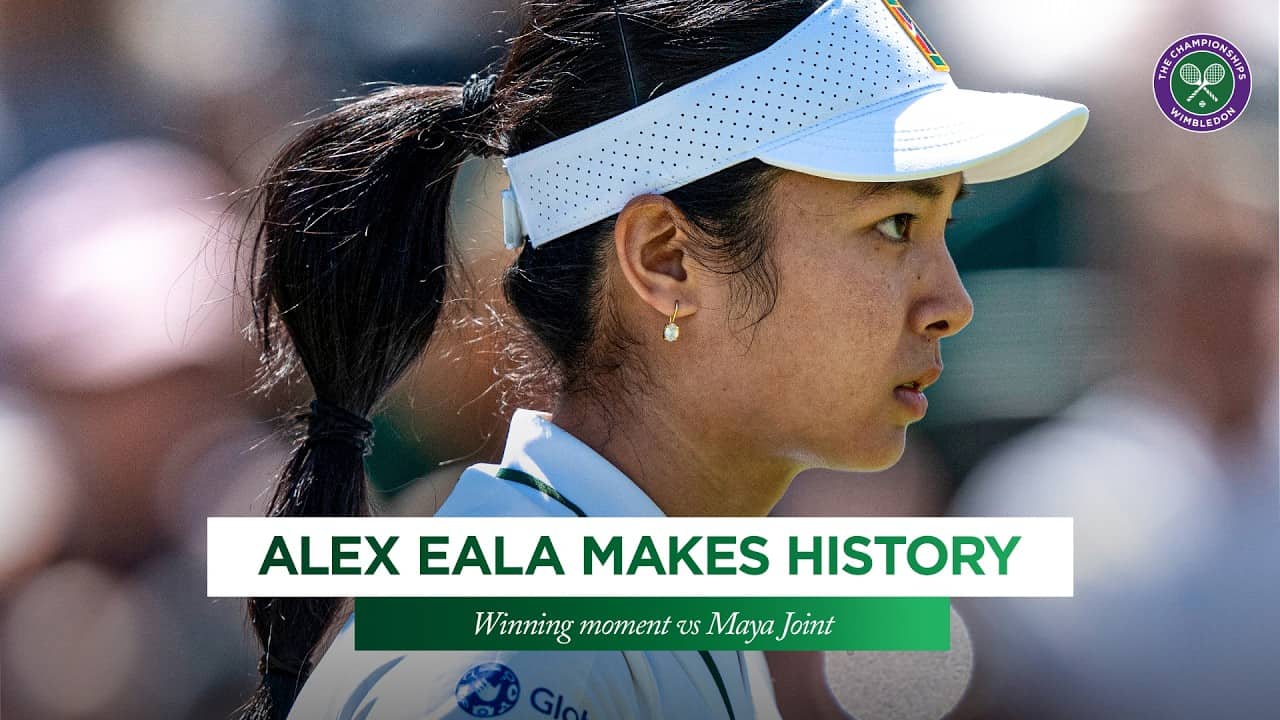 Alex Eala makes history at Wimbledon! 🇵🇭 | Winning Moment | Wimbledon 2026